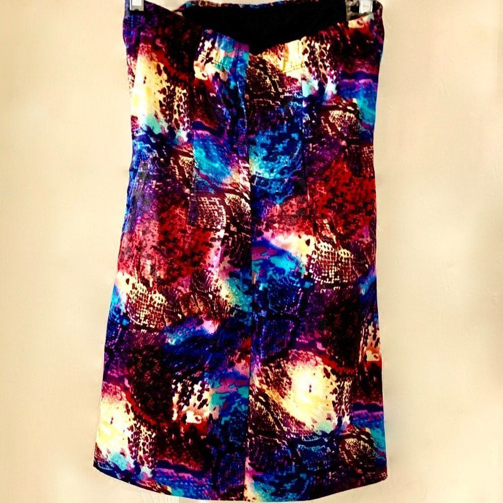 Speechless Colorful Formal Strapless Ruched Dress - Picture 2 of 5